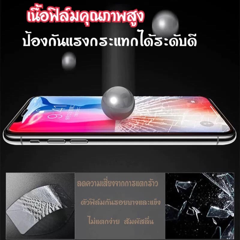 ກັນແຕກແບບເຕັມຈໍ iPhone 16 15 Pro Max 16e 14 Plus 13 12 Mini 11 Xs XR 8 7 6 6s SE ຈໍເຕັມ 5D ກາວເຕັມ SE - ภาพที่ 2