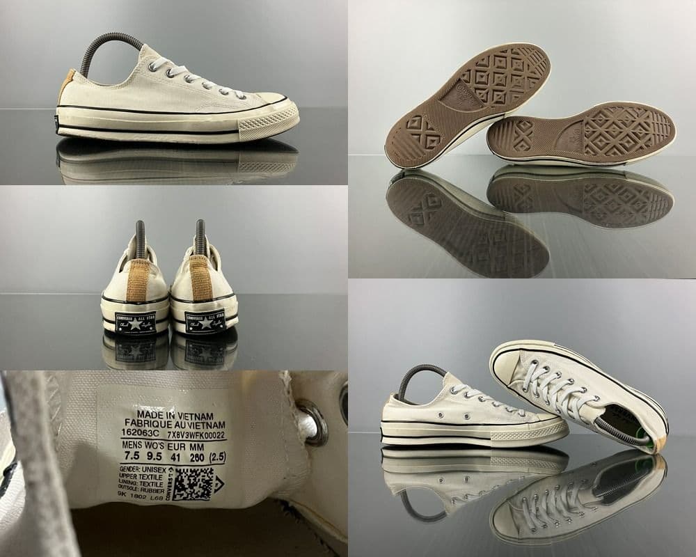 ເກີບຜ້າໃບ ຍີ່ຫຍໍ້ Converse All Star ເບີ 7.5 ມຶສອງ KD-A007 - ภาพที่ 2