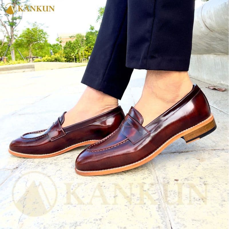 ເກີບຄັດຊູຫນັງແທ້ ຍີ່ຫຍໍ້ KANKUN Penny Loafer   KD-A007 - ภาพที่ 6