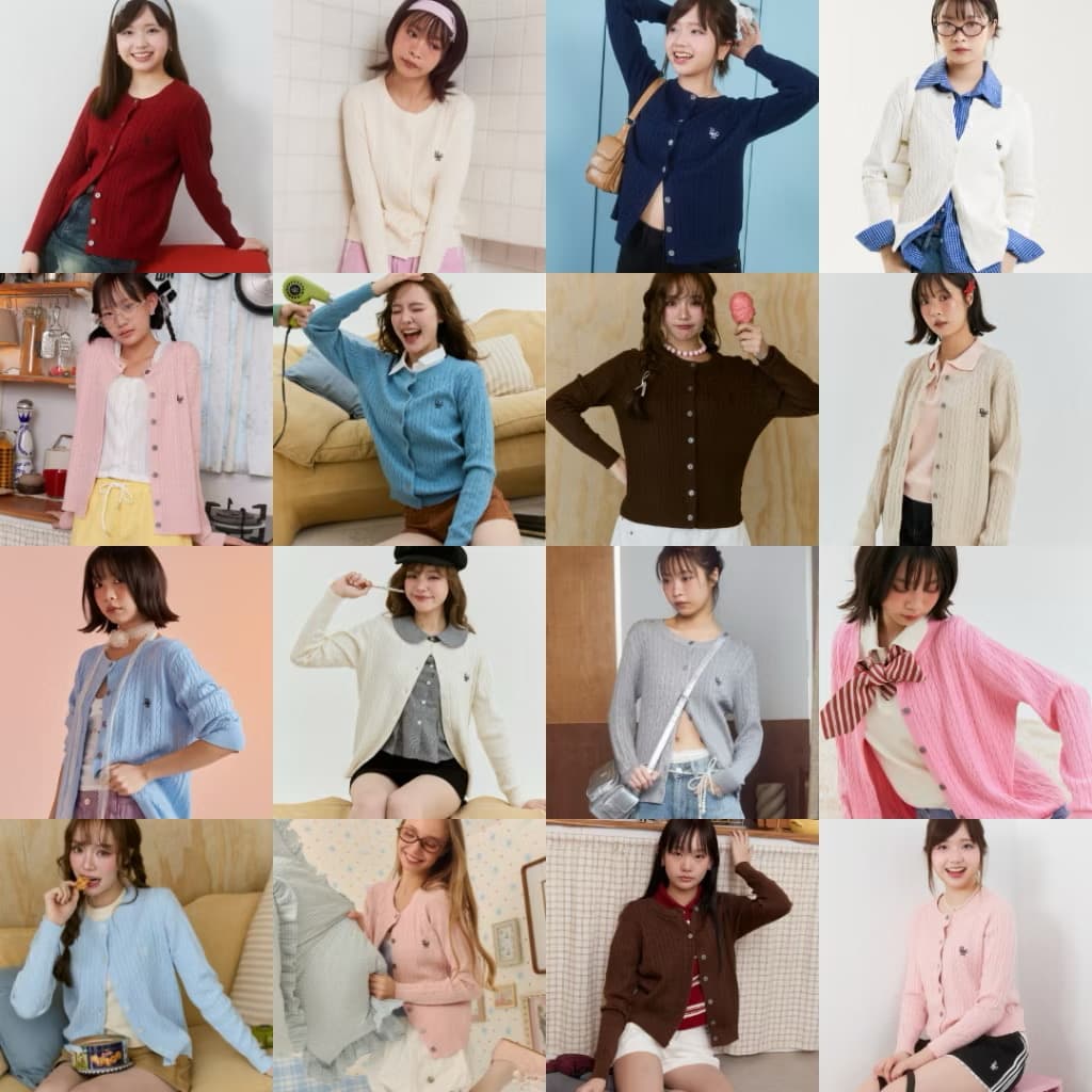 ￼(PRE 7-14 วัน)Bemingtop643(S/M) - BMG Knit Cardigan  ດີເທລງານຄ້າຍເສື້ອລູນ່າ (SP-A013) - ภาพที่ 3