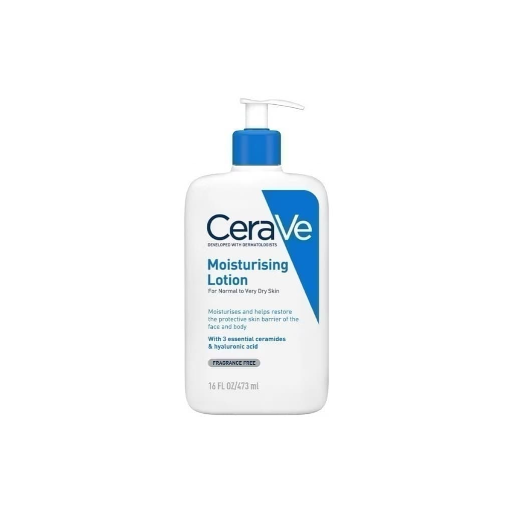 ￼ເຊຣາວີCERAVE Moisturising Lotion ມ້ອຍເຈີໄຣຊິ່ງ ໂລຊັ່ນບຳລຸງຜິວໃຫ້ຄວາມຊຸ່ມຊື່ນຕະຫຼອດວັນ ເນື້ອສຳຜັດບາງເບົາ 473ml (sp-A013)