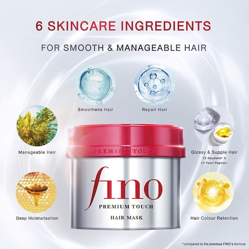 ￼FINO Premium Touch Hair Mask 230g ຟີໂນ່ ພຣີມຽມ ທັສແຮ ມາກສ໌.(Sp-A013)