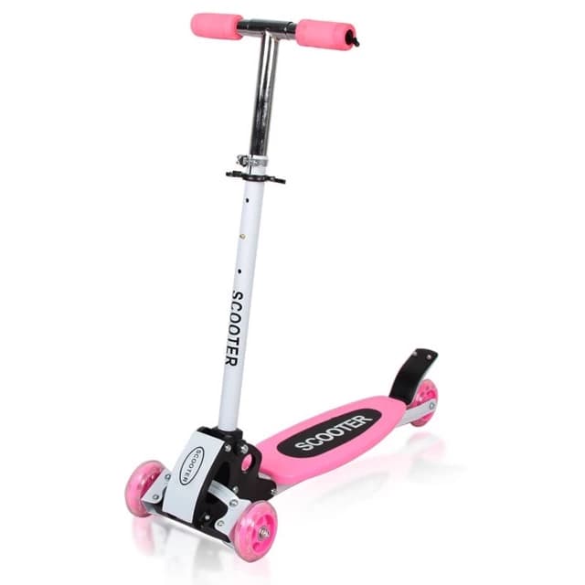 ສະກູດເຕີເຫລັກ 3ລໍ້ແລະ4ລໍ້ scooter ຂອງຫຼິ້ນເດັກ ຮັບນ້ຳໜັກໄດ້30ກິໂລ SP-A008