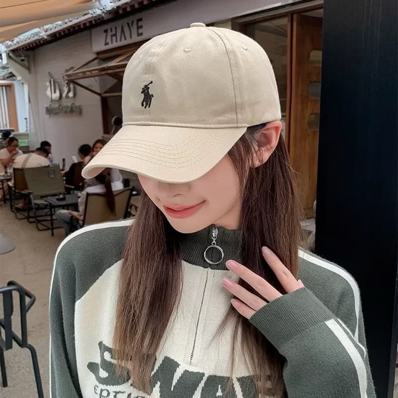 ￼Miss_J พร้อมส่งจากกทม🎀หมวกเบสบอลสไตล์อเมริกันย้อนยุค ปักลายโคนม แบบใหม่ ใส่แล้วหน้าเล็ก ป้องกันแดด และใส่ได้กับทุกสไตล์(sp-A013) - ภาพที่ 3