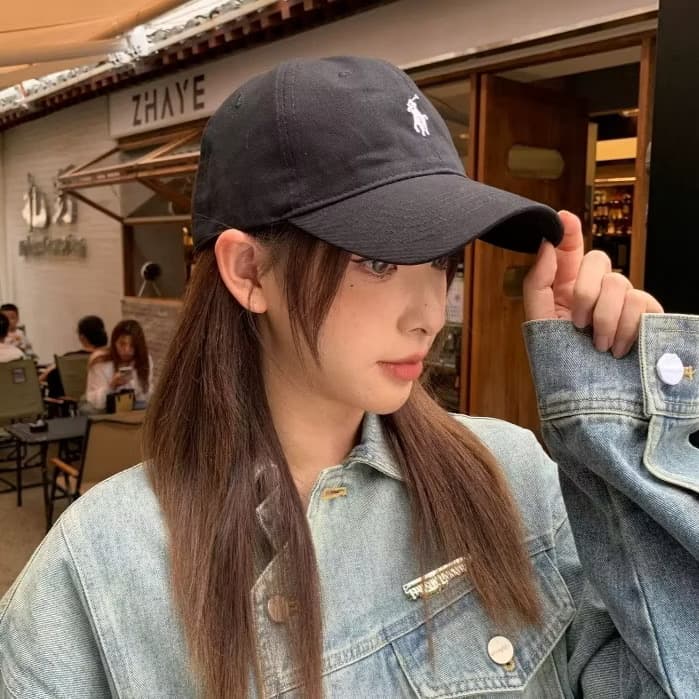 ￼Miss_J พร้อมส่งจากกทม🎀หมวกเบสบอลสไตล์อเมริกันย้อนยุค ปักลายโคนม แบบใหม่ ใส่แล้วหน้าเล็ก ป้องกันแดด และใส่ได้กับทุกสไตล์(sp-A013) - ภาพที่ 5