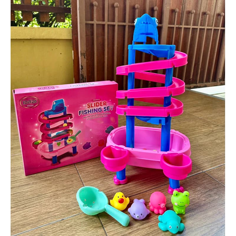 ຂອງຫຼິ້ນບໍ່ຕົກປາສະໄລເດີ ພ້ອມຕຸກກະຕາ SP-A008 - ภาพที่ 3