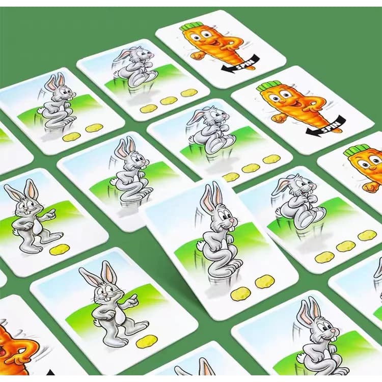 ເກມກະດານ Rabbit, ຂອງຫຼິ້ນເດັກນ້ອຍ, ເກມຄອບຄົວ, ຈັ່ນຈັບກະຕ່າຍ, ເກມພັດທະນາເດັກນ້ອຍ (Sp-A012) - ภาพที่ 2