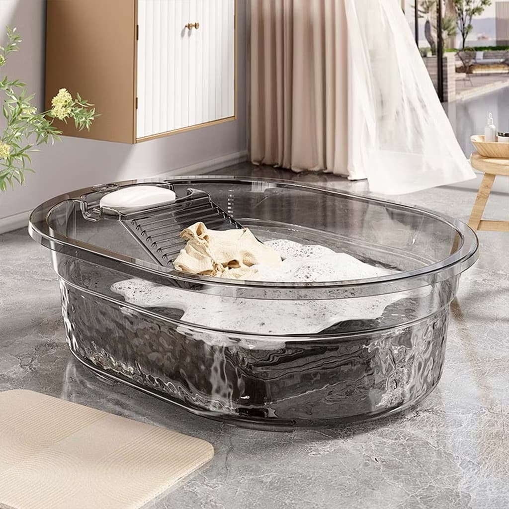 ຊາມຊັກເຄື່ອງພ້ອມແຜ່ນຂັດ 2in1 (SP-A014) - ภาพที่ 3