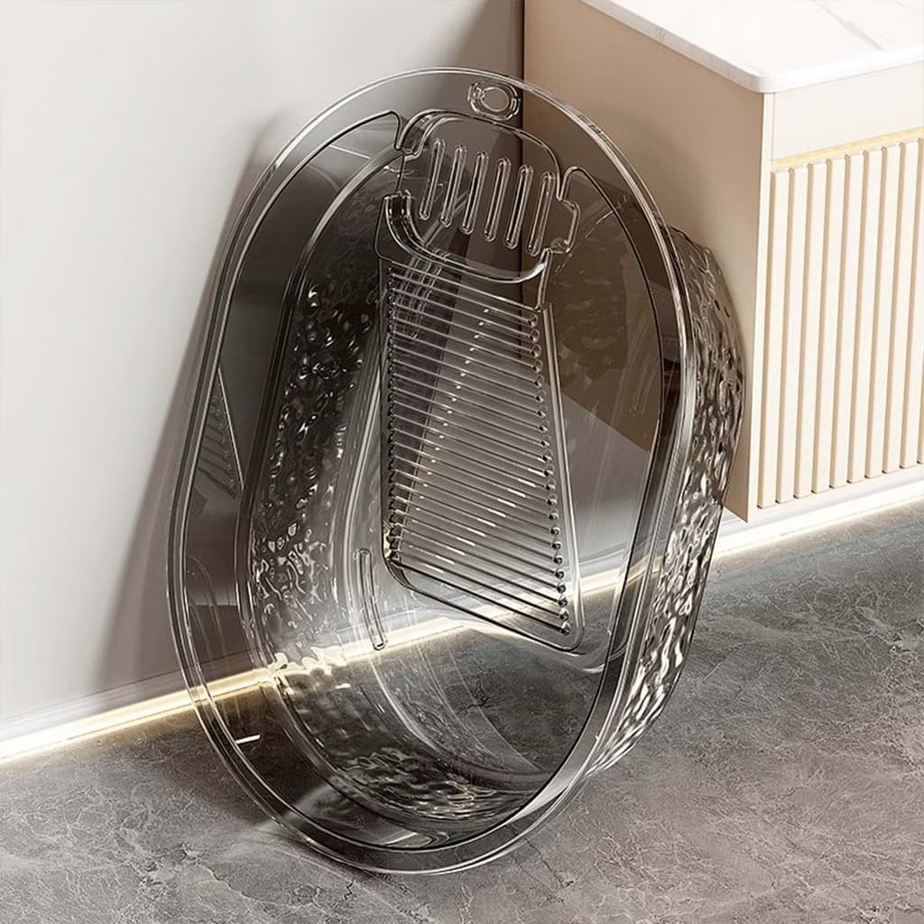 ຊາມຊັກເຄື່ອງພ້ອມແຜ່ນຂັດ 2in1 (SP-A014) - ภาพที่ 2