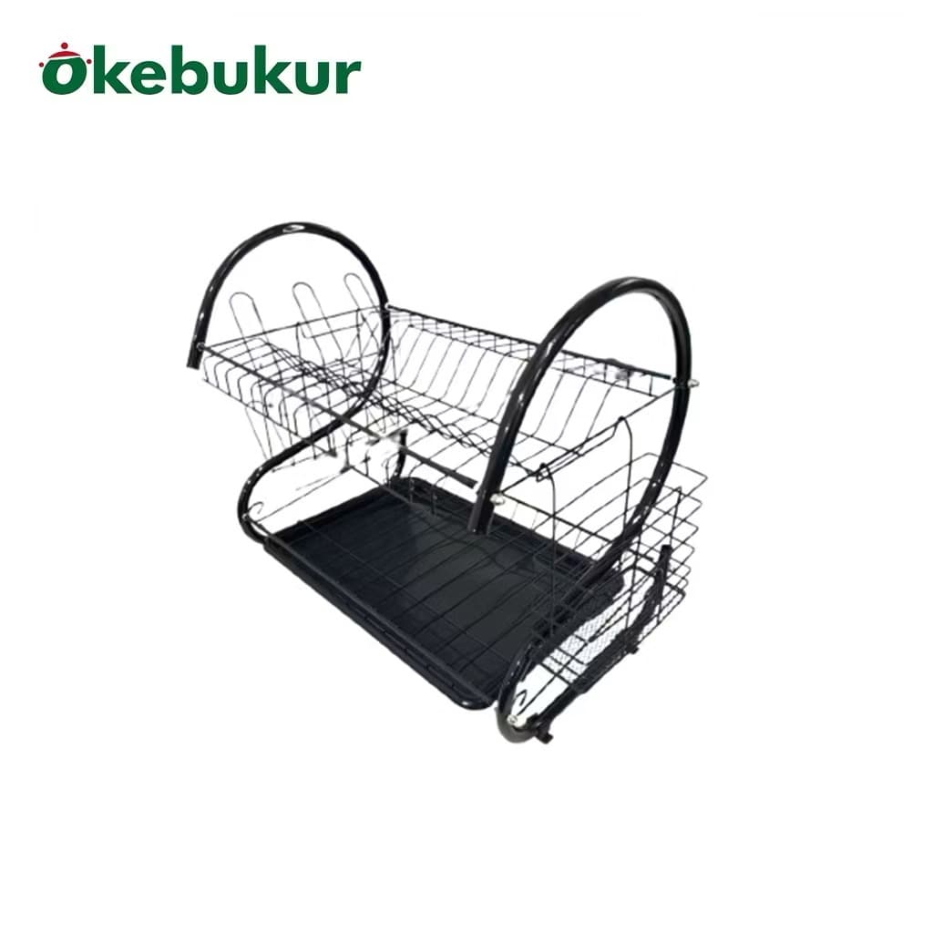 ບ່ອນວາງຈານສະແຕນເລດ2ຊັ້ນກັນນ້ຳ (SP-A014) - ภาพที่ 2