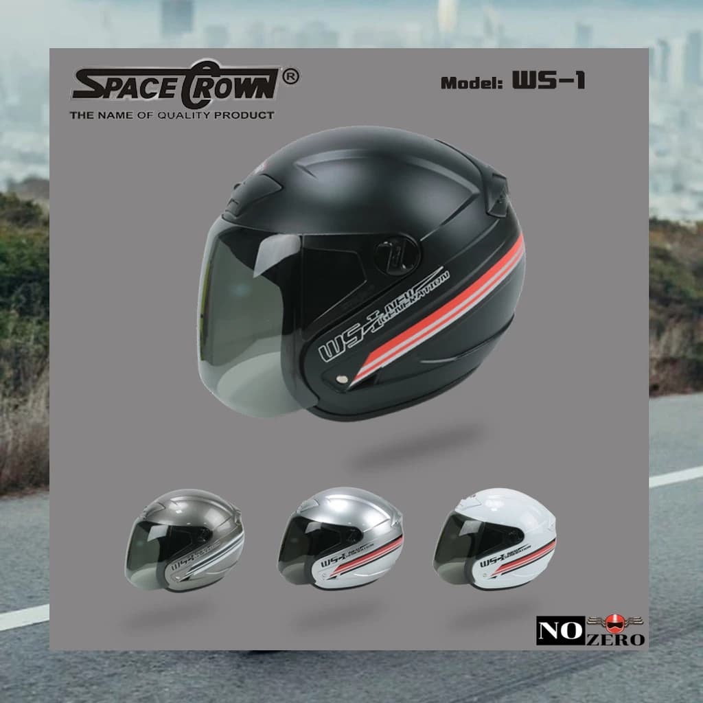 ໝວກກັນນ໋ອກ ໃຊ້ດີ ຍີ່ຫຍໍ້ SPACE CROWN  (SP-A007) - ภาพที่ 3