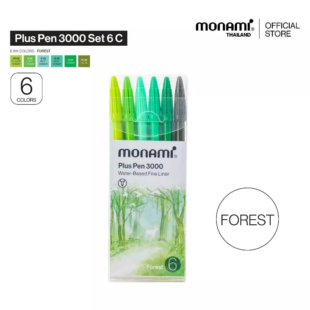 Monami  ບິກສີ Plus Pen       [ SP -A004 ] - ภาพที่ 2