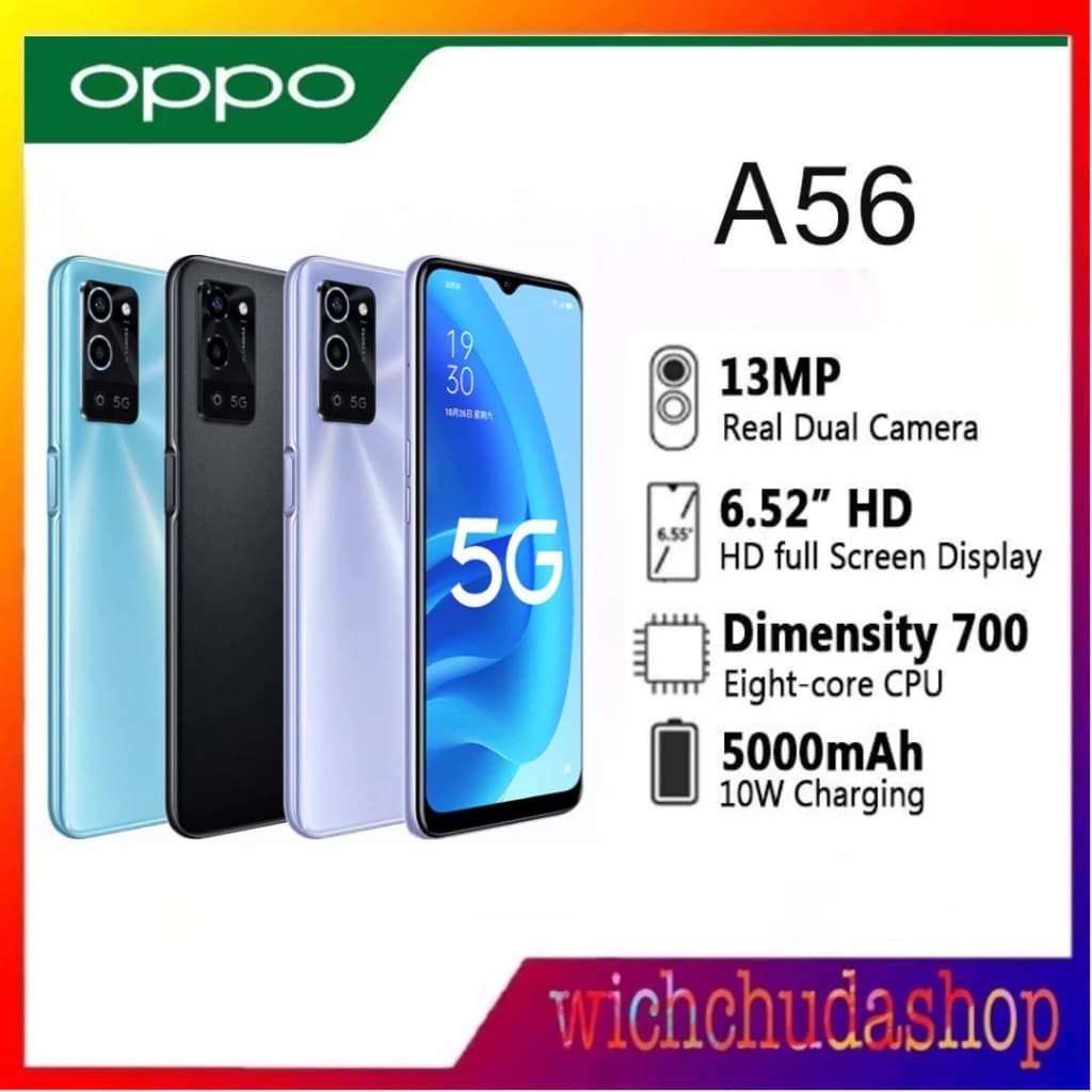 ໂທລະສັບ ຍີ່ຫຍໍ້ OPPO A56  8GB+256GB ກວ້າງ 6.5 ນີ້ວ Android 12 (SP-A007) - ภาพที่ 3