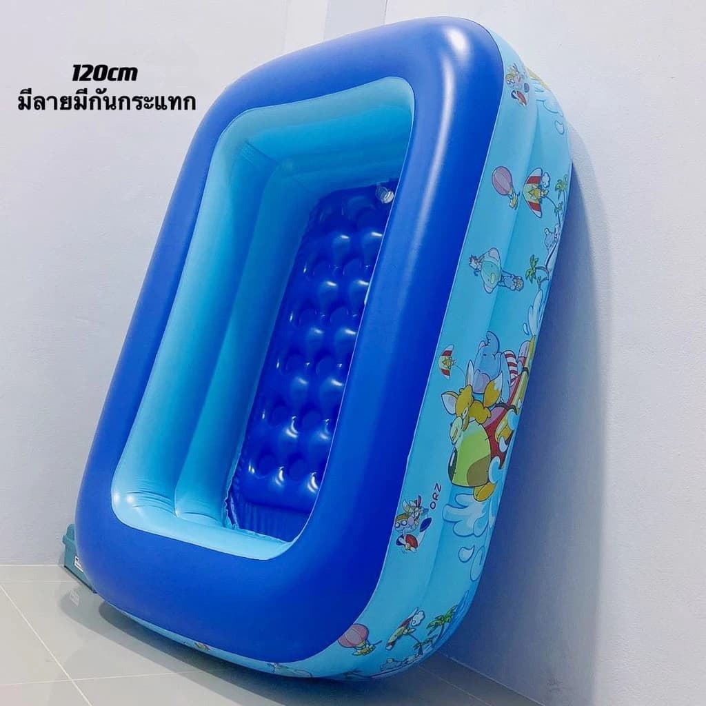 ສະບູນ້ຳເປົ່າລົມ120ແມັດ 2ຊັ້ນ ສະລອຍນ້ຳ ຂະໜາດ:120cm x90cm x35cm (ຍາວ1.2ມ.ກວ້າງ90ຊມ.ສູງ35ຊມ.) SP-A008 - ภาพที่ 3