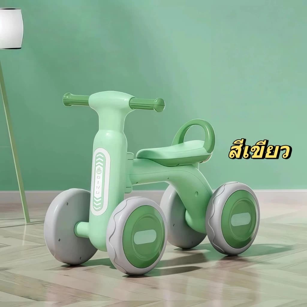 ລົດຈັກເດັກຂາອອກສີພາສະຕີ ຫຼຸດນ້ຳໜັກເບົາ ມີໄຟ ແລະສຽງເພງເດັກນ້ອຍອາຍຸ 1–3 ປີ J23 (SP-A008)