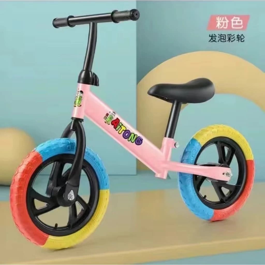 NEW ລົດບາ້ນເດັກນ້ອຍ ລົດຖີບປຽນລົດໄຖເດັກ ລົດຖີບຊົງຕົວເດັກ ລົດຫັດຍ່າງເດັກນ້ອຍ ໃຊ້ໄດ້ ອາຍຸ 2-6 ປີ รุ่น:J10 ( SP-A008) - ภาพที่ 7