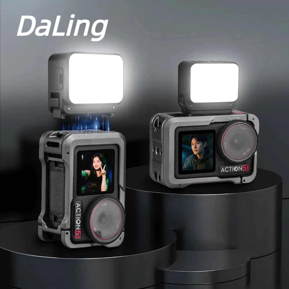 ໄຟເສີທເຫມາະກັບ Action cam ໃຊ້ໄດ້ກັບ DJI Action 4 ແລະ Osmo Pocket 3 ສາຍຄອນເທັ້ນສາຍລຸຍ (SP-A002) - ภาพที่ 2